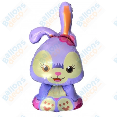 Ballon StellaLou Lapin Violet Disney