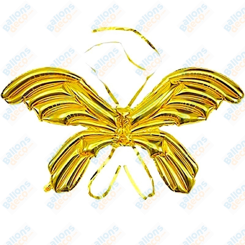 Jouet Papillon En Tôle Lithographiée – Envergure 22 Cm – Vintage