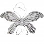 Ballon Ailes de Papillon Argent 122 cm