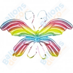 Ballon volant en forme de papillon, ailes de couleur, pour filles