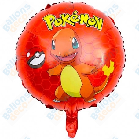 Ballon Salamèche des Pokémon Rond