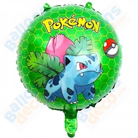 Ballons Pokémon en Grappe - Pikachu - Salamèche 