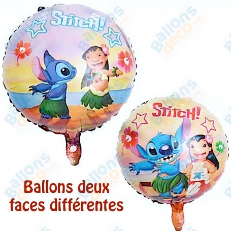Ballon Lilo et Stitch à la Plage Disney, Décorations ballons pour anniversaire.