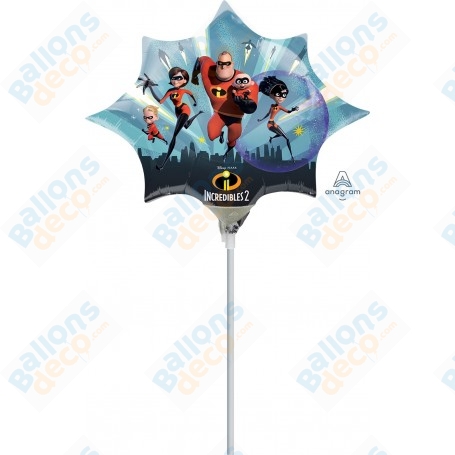 Ballon Les Indestructibles Air Disney Pixar, Décorations ballons pour anniversaire.