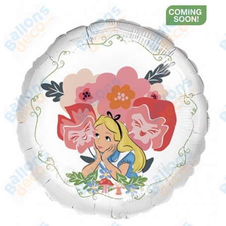 Ballon Alice au Pays des Merveilles Pastel Disney, Décorations ballons pour anniversaire.