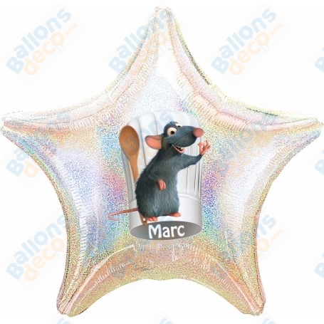 Ballon Rémy Ratatouille Personnalisable Disney Pixar 1 face, Décorations ballons pour anniversaire.