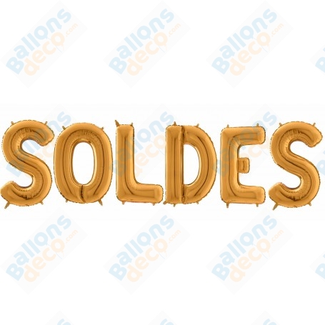 Ballons Soldes Moyenne Taille Or