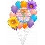 Ballons La Fée Clochette Pastel en Grappe Disney