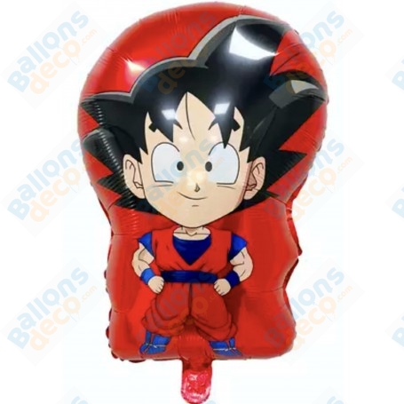 Ballon Dragonball Z Son Goku Forme, Décorations ballons pour anniversaire manga.