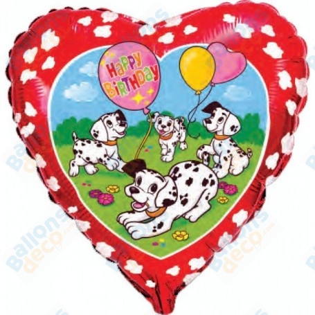 Ballon Les 101 Dalmatiens Disney, Décorations ballons pour anniversaire.