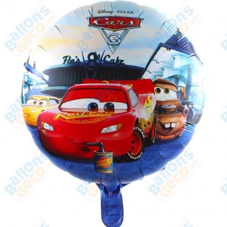 Ballon Cars 3 Avec ses Amis Disney Pixar, Décorations ballons pour anniversaire.