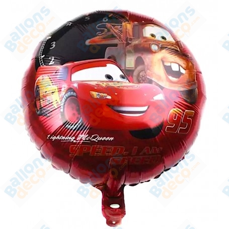 Ballon Flash Mc Queen Rouge Disney, Décorations ballons pour anniversaire.