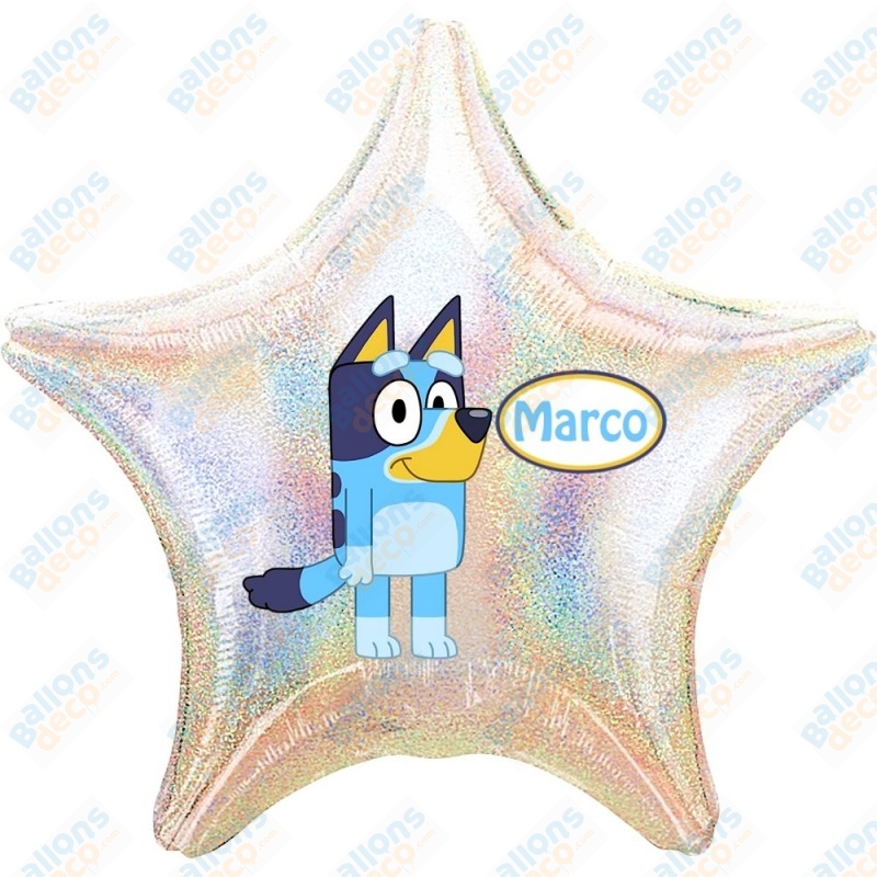Ballons Officiels Bluey Disney – Ballons Aluminium & Latex pour Anniversaires Enfants
