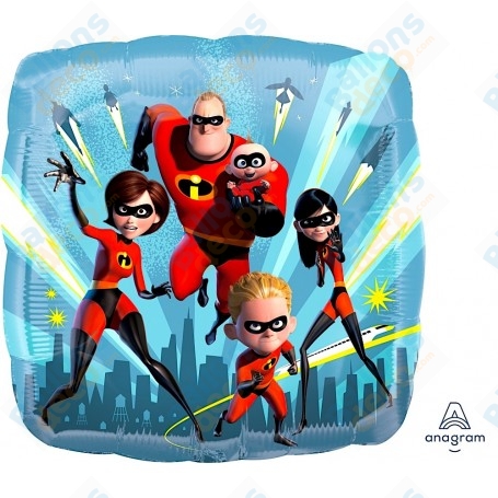 Ballon Les Indestructibles 2 Groupe Disney Pixar, Décorations ballons pour anniversaire.
