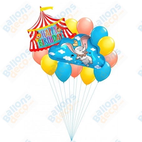 Ballons Dumbo Nuage et sont Chapiteau De Cirque, Décorations ballons pour anniversaire.