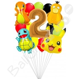 Guirlande Lettres - Happy Birthday - Joyeux Anniversaire - Pokemon - Jour  de Fête - Pokémon - Licences