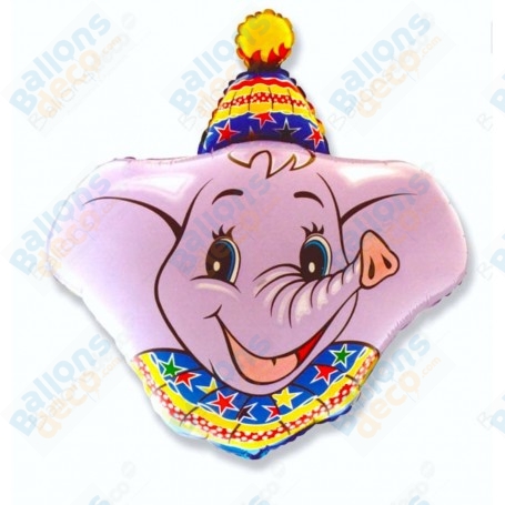 Ballon Éléphant Dumbo du Cirque Disney, décoration ballon annimaux.
