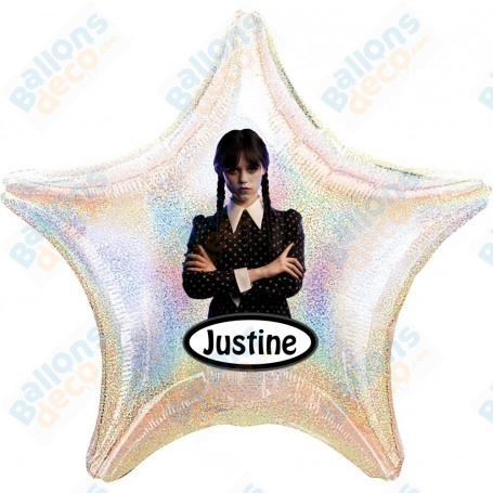 Ballon Wednesday Mercredi Addams Personnalisable Série Netflix