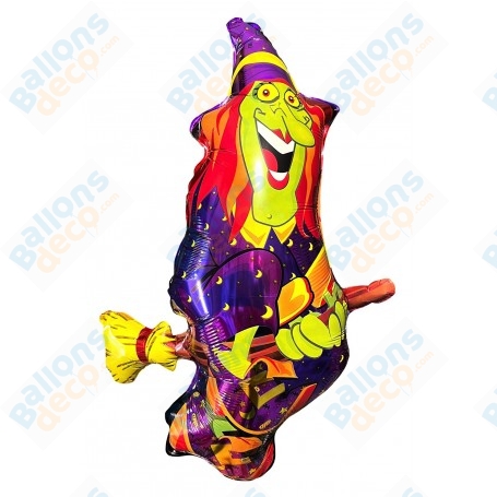 Ballon Sorcière Violette D'halloween