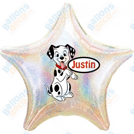 Ballon 101 Dalmatiens Personnalisable Disney 1 face, Décorations ballons pour anniversaire.