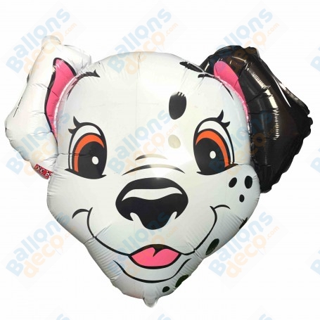 Ballon 101 Dalmatiens Tête Vintage Disney, Décorations ballons pour anniversaire.