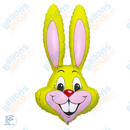 Ballon Tête De Lapin Vert anis de Pâques, Décorations ballon animaux de la ferme, décoration de la ferme.