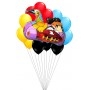 Ballon Mickey Course de Voiture en Grappe Disney