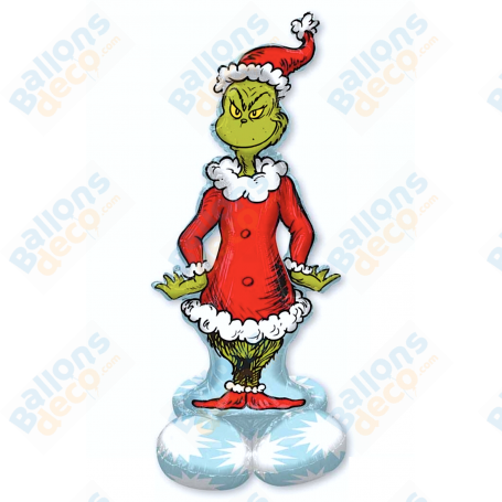 Ballon Le Grinch Airloonz Anagram, Décorations ballons pour anniversaire ou Pour Noël.
