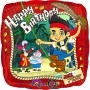 Ballon Jack et les Pirates Happy Birthday Carré Disney