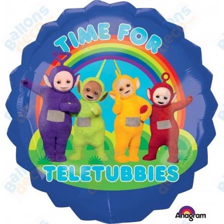 Ballon Les Télétubbies en Groupe Étoile Anniversaire