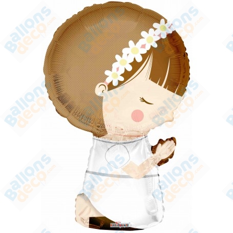 Ballon Communion Fille Prière