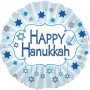 Ballon Happy Hanukkah Rond