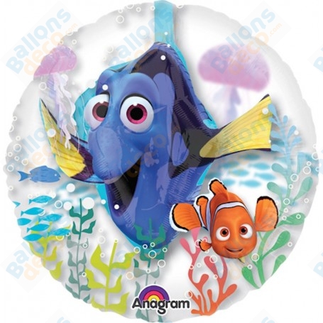 Ballon Le Monde de Dory et Nemo Insider Disney Pixar, Décorations ballons pour anniversaire.