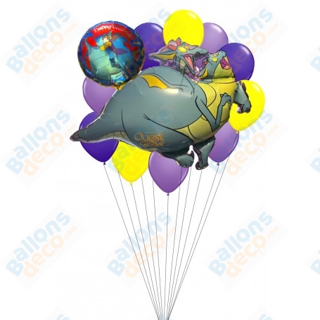 Ballons Excalibur et L'épée Magique en Grappe Quest for Camelot