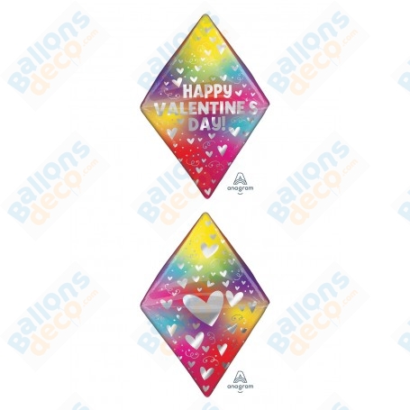 Ballon Happy Valentine's Day Angelez Saint Valentin