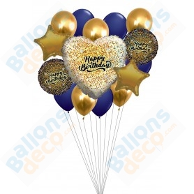 Bouquet de ballons Anniversaire La Reine des Neiges - Happy Fiesta Lyon