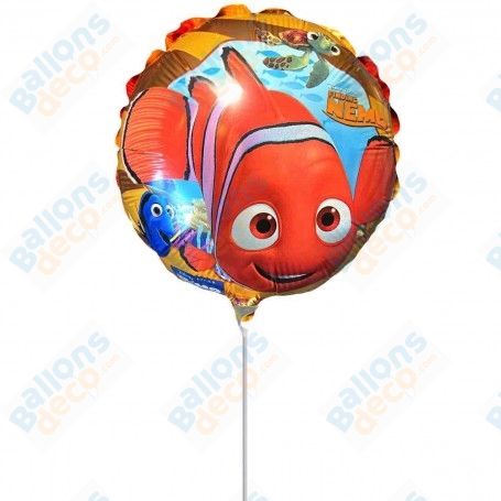 Ballon Nemo et Dory Mini Tige Disney Pixar, Décorations ballons pour anniversaire.