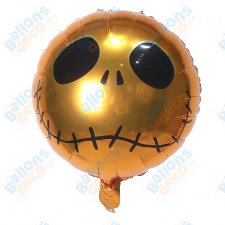 Ballon Jack Skellington Or Disney, Décorations ballons pour anniversaire et Halloween.