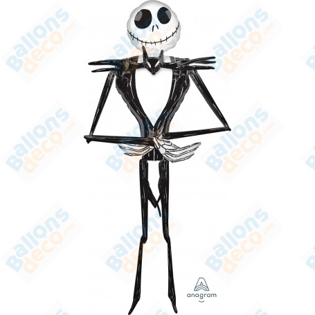 Ballon Jack Skellington Marcheur Disney, Décorations ballons pour anniversaire et Halloween.