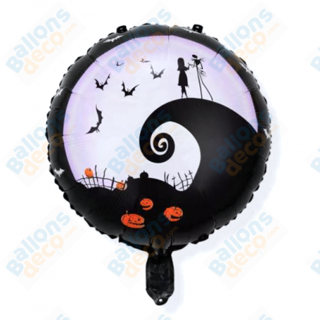Ballon Jack Skellington de Nuit Disney, Décorations ballons pour anniversaire et Halloween.