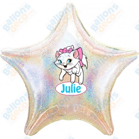 Ballon Marie Les Aristochats Personnalisable 1 face Disney, Décorations ballons pour anniversaire.