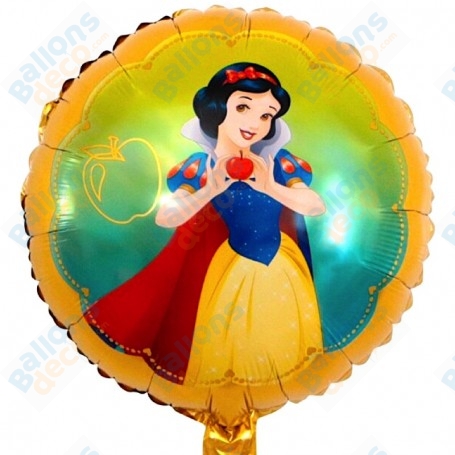 Ballon Princesse Blanche Neige Gold Disney, Décorations ballons pour anniversaire.