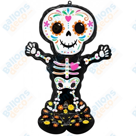 Ballon Squelette Dia Des Los Muertos Airloonz Coco Disney Pixar