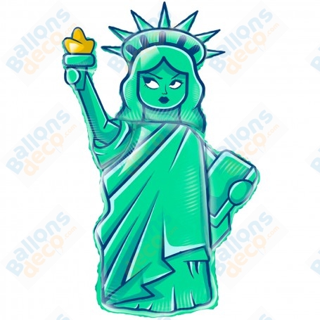 Ballon Statue de la Liberté Cartoon USA