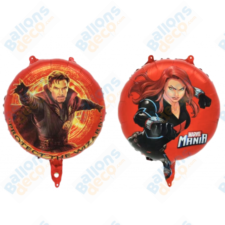 Ballon Natasha Romanoff et Doctor Strange Avengers Disney