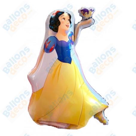 Ballon Princesse Blanche Neige Et Son Oiseau Disney, Décorations ballons pour anniversaire.