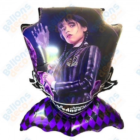 Ballon Wednesday Mercredi Addams Plastron