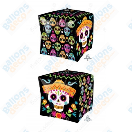 Ballon Día De Muertos Style Coco Cubez Disney
