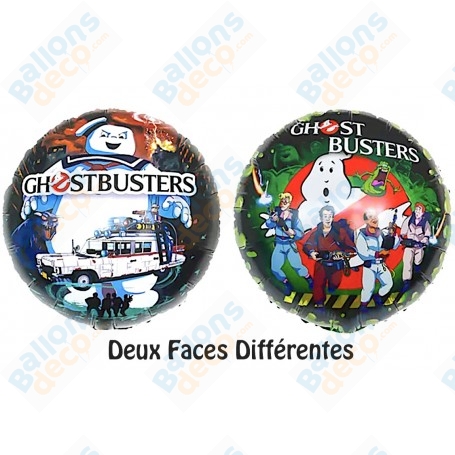 Ballon SOS Fantômes Rond 2 Faces