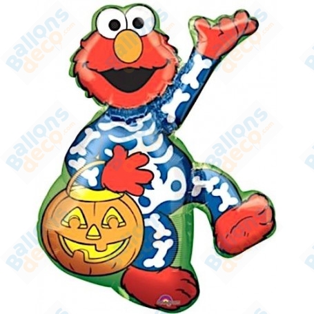 Ballon Elmo Citrouille D'Halloween, décoration ballon, Sesame Street